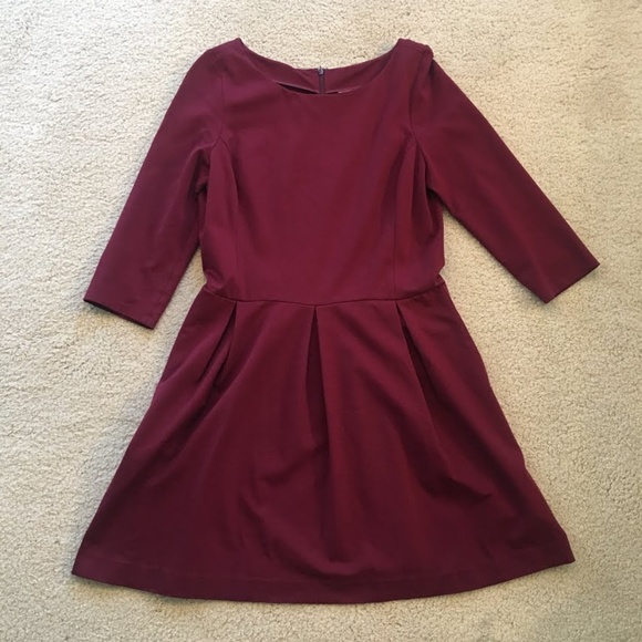 banana republic maroon dress